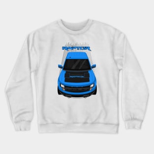 Ford F150 SVT Raptor 2010-2014 - Blue and Black Crewneck Sweatshirt